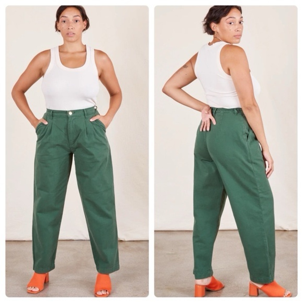 ♥️Sold♥️ Big Bud Press Trousers, Emerald Green